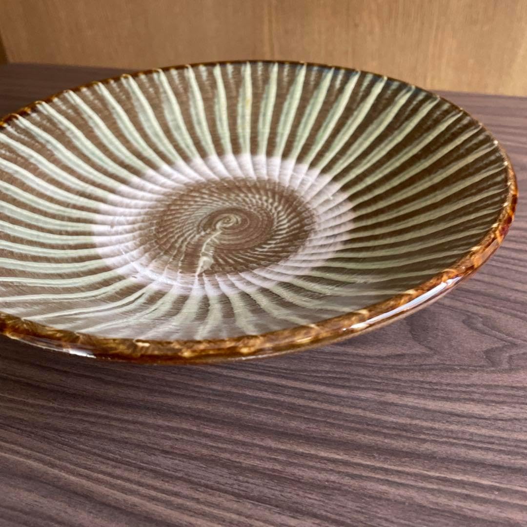 重要無形文化財 小鹿田焼 大皿 直径約44センチ