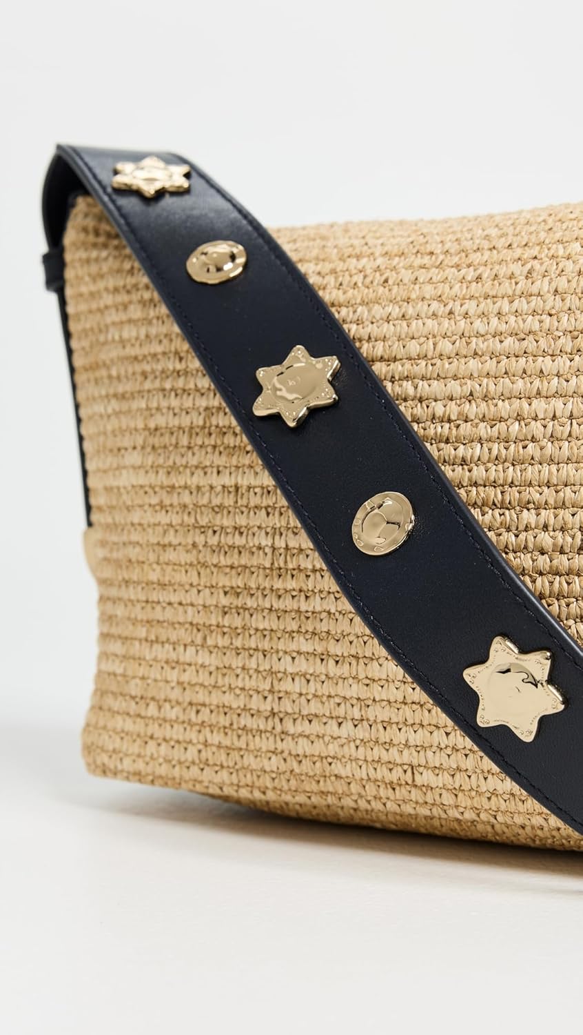 Madewell Women's The Sun Medallion Straw Shoulder Bag