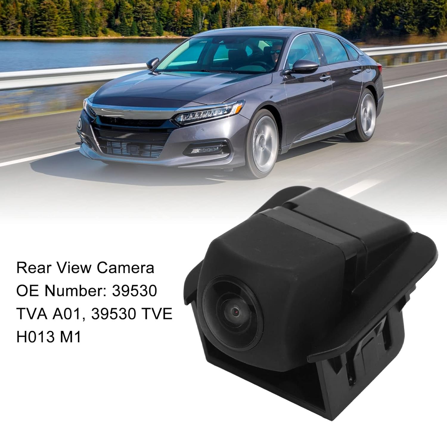 Rear View Camera, Rear View Back Camera 39530 TVA A01 Trunk Rear Door Reversing Backup Monitor Kit for Sedan 2018 to 2020