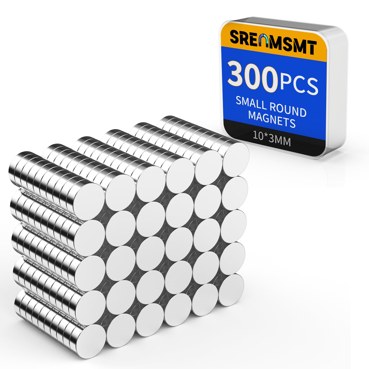 Round Magnets, 6x3mm Neodymium Magnet for Crafts, 150 Pack — Amazon image 9