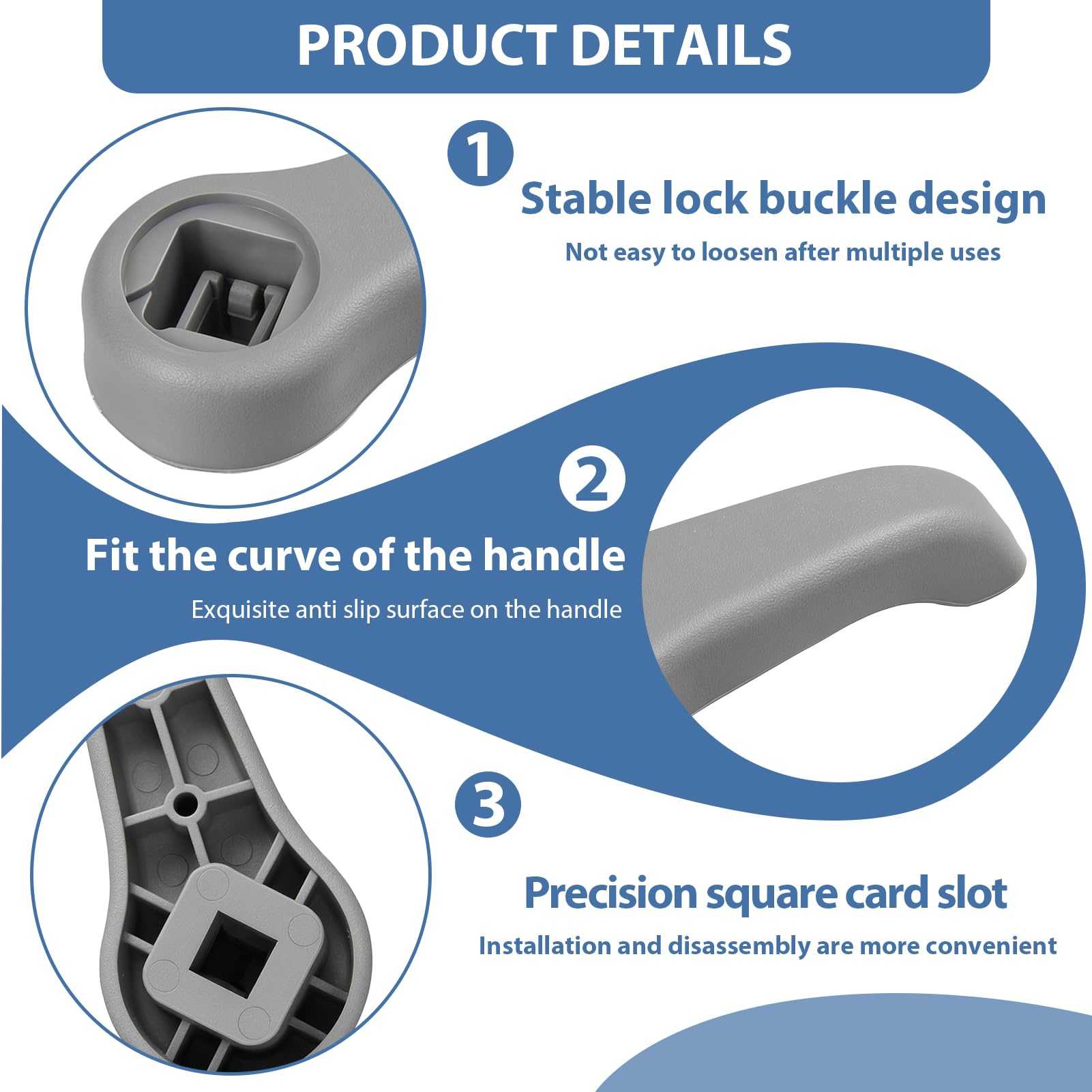 Poignées De Réglage De Siège Avant Noir Pour Renault Clio 2 Twingo 1 7701209658 7701470827 - Auto