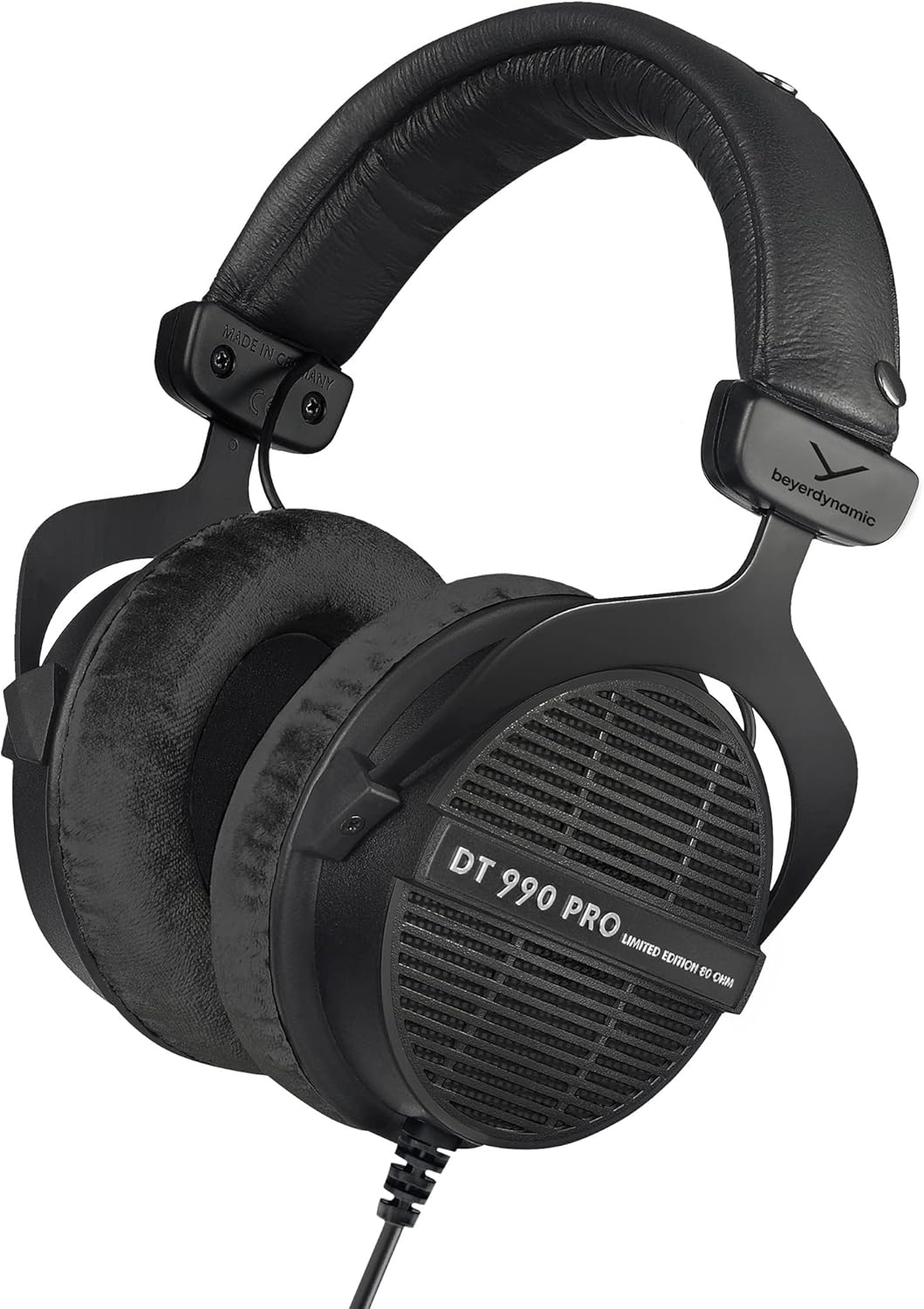 beyerdynamic Dt 990 Pro Over-Ear Studio Monitor Headphones - Open-Back Stereo Construction