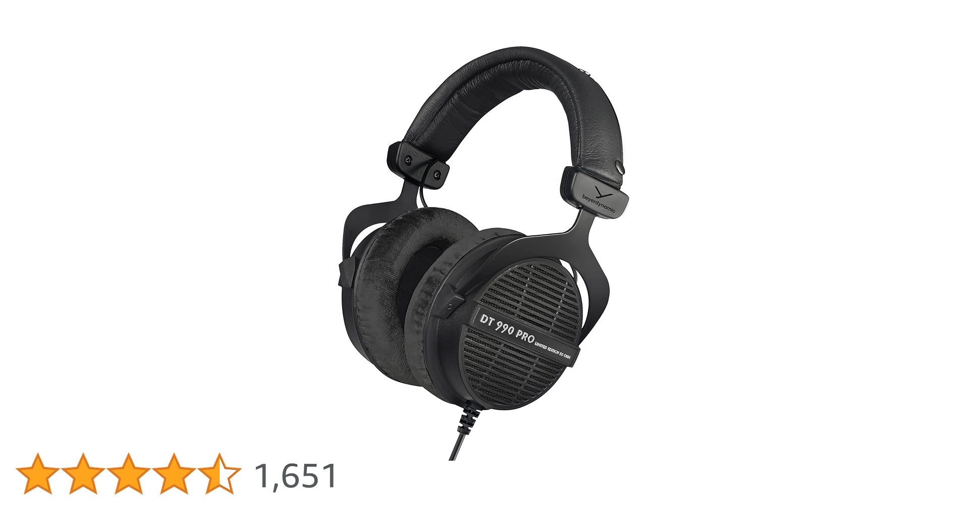 ヘッドホン beyerdynamic DT990 PRO Amazon.com: beyerdynamic DT 990 Pro 250 ohm Over-Ear Studio