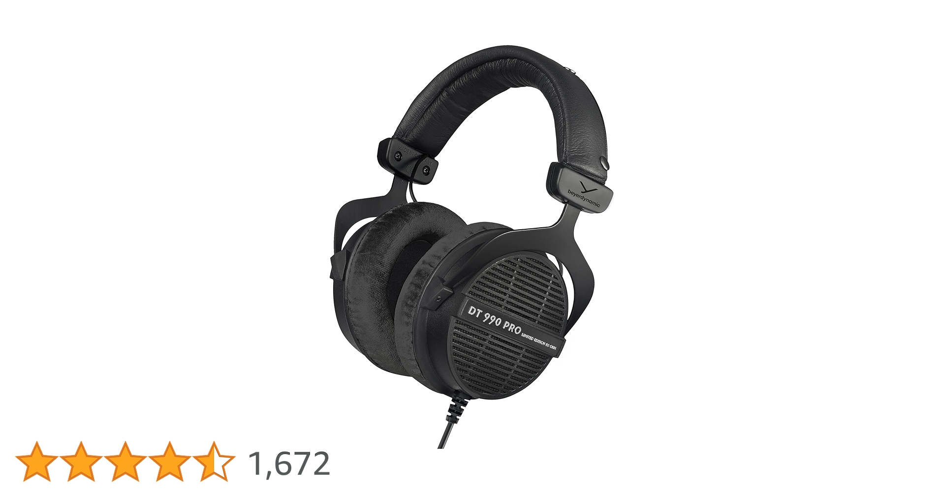 beyerdynamic DT990PRO BLACKEDITION 80Ω DT 990 PRO X: Studio-Kopfhörer| beyerdynamic