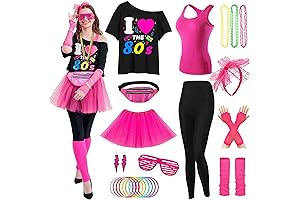 80s Costume Set for Women: Embrace the Iconic Style of the 80s