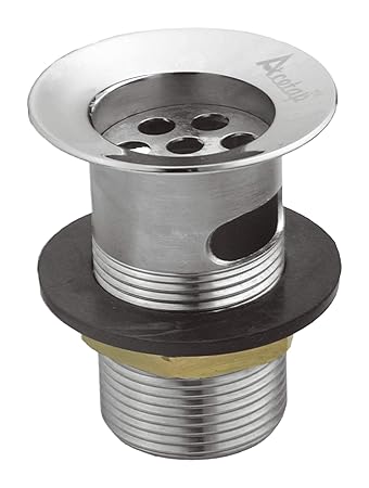 Acetap Brass 32 mm Heavy Duty Half Thread Waste Coupling for Wash Basin, (Chrome) 3