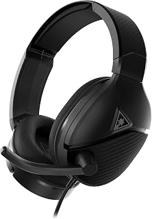 Turtle Beach Recon 200 Gen 2 Powered Gaming Headset - Xbox Series X|S, PS5/PS4, PC/Mobile - Bass Boost, 12Hr Battery, Glasses-Friendly Black
