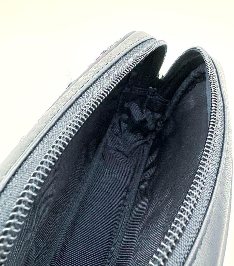 印傳屋 パッチワークポーチ 鹿革 印伝 和モダン 浅草前川 レトロ