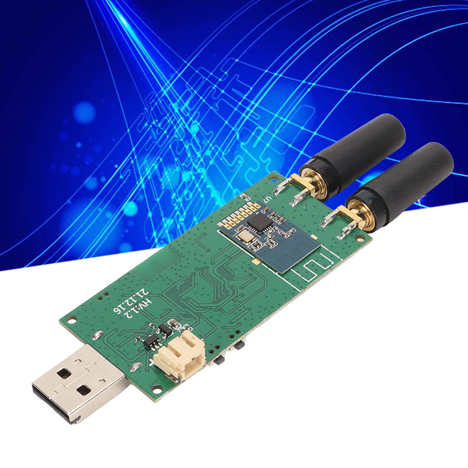 Alomejor Adattatore per Scheda Modulo RF Evil Crow RF V2 Trasmettitore Ricevitore di Segnale Ad Alta Frequenza per Professionisti della Sicurezza di Rete Frequenza PCB