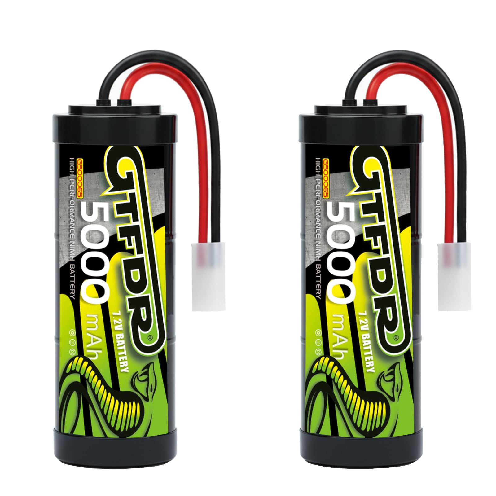 Amazon.co.jp: GTFDR ラジコンバッテリー 2個セット 7.2V 5000mAh