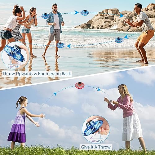 Miniatura 3 de Flying Spinner Mini OVNI Drone Ifly Spinner Fly UFO Flying Fidget Spinner iFly Control a mano Boomerang Drone Cool Toys Regalos para niños de 8 9 a