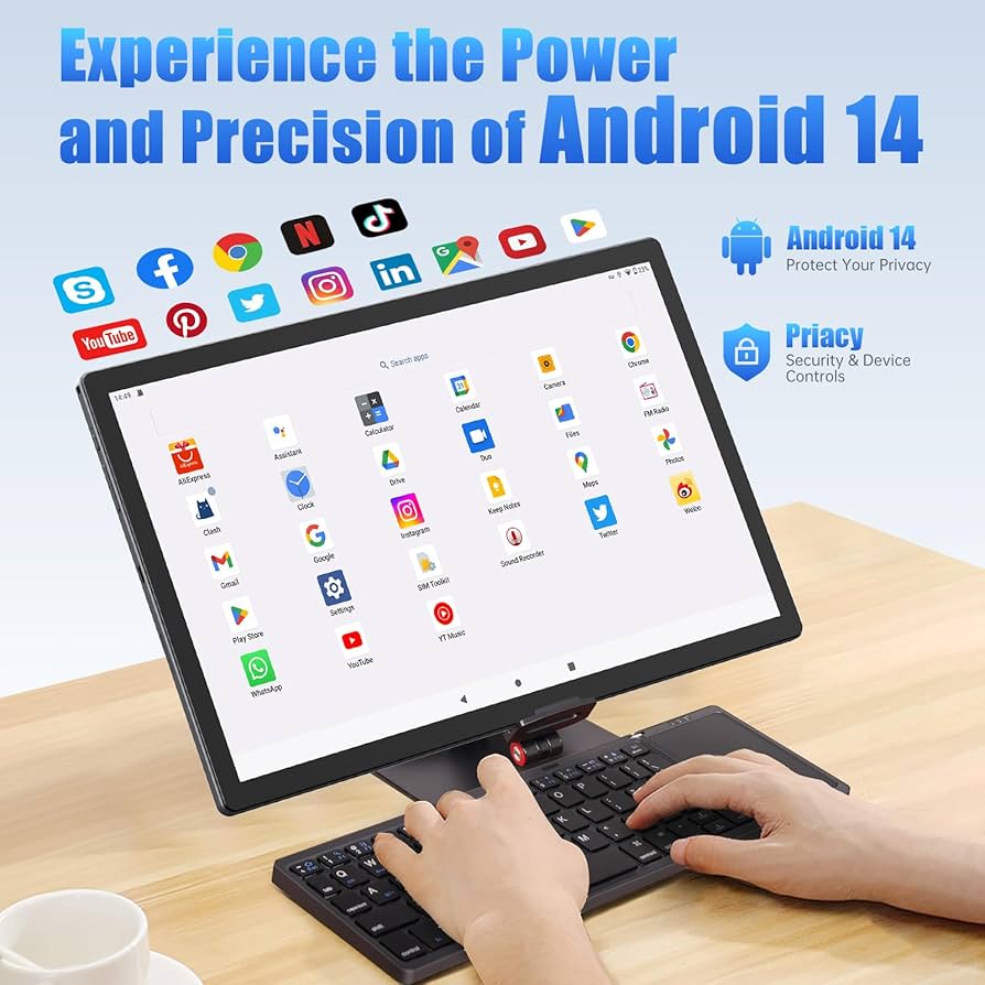 MESWAO Android14 タ大型ブレット 14インチ 4G Amazon.com : MESWAO Android 14 inch Tablet, Large Tablet