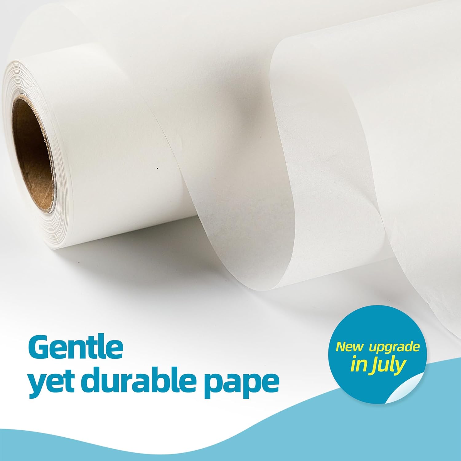 Jointown Exam Table Paper - New Upgrade Barrier Protection, 21" x 225ft, Smooth White Case of 12 Rolls - Hygienic, Disposable, and Reliable Medical Table Paper Supplies - Image 2