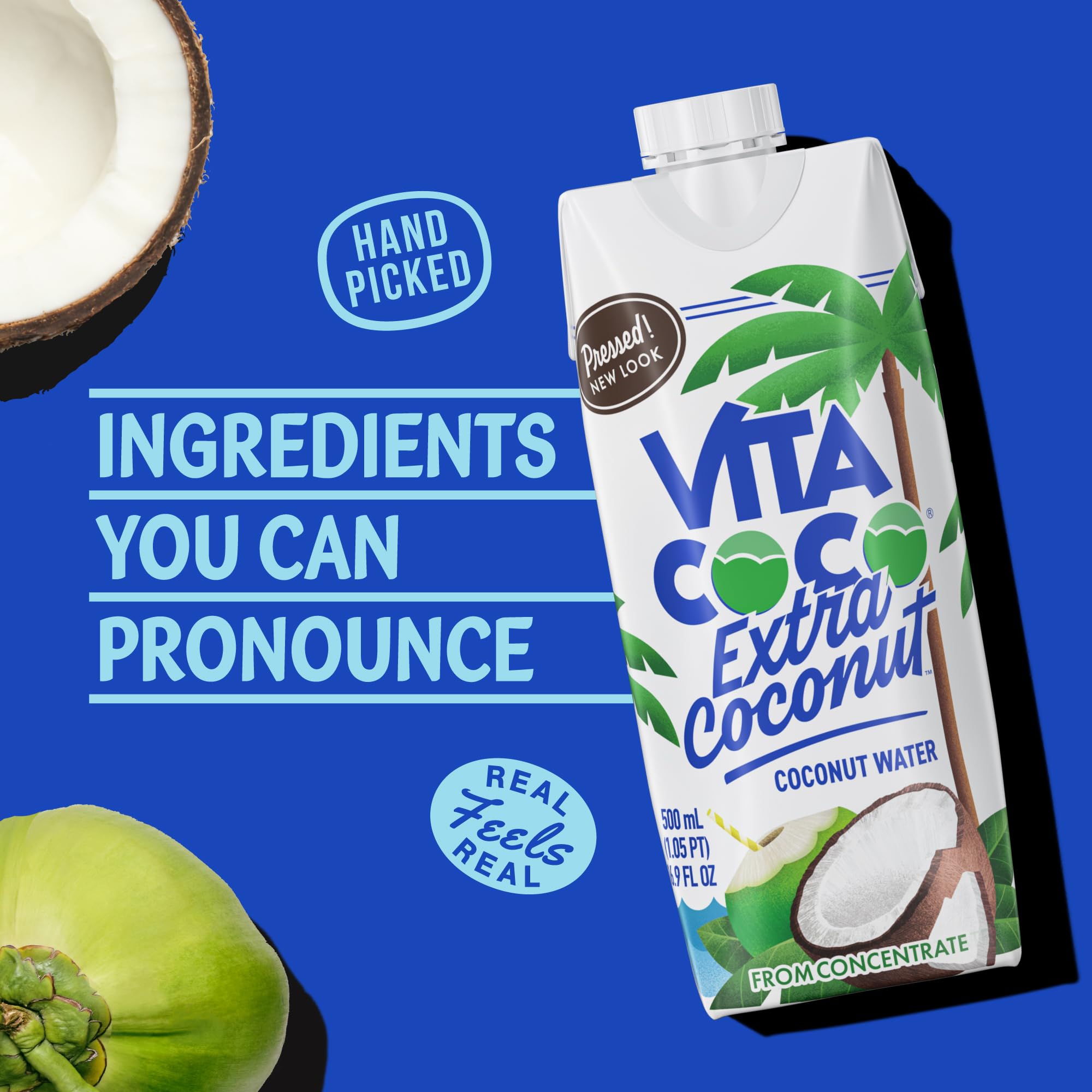 Vita Coco Pressed Coconut 16.9 Fl Oz (1 Count)