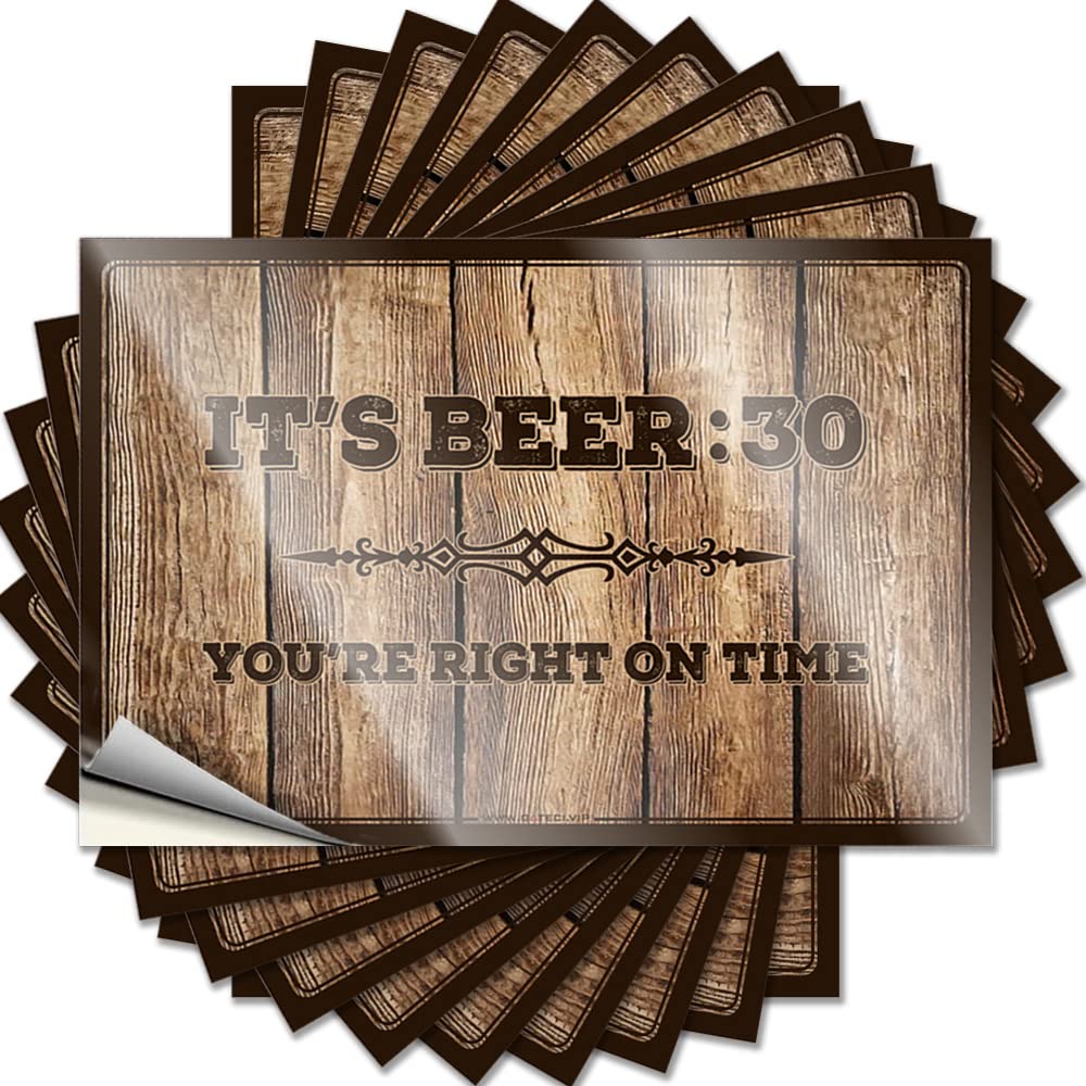 Funny Sticker Cute Custom Stickers, Wall Waterproof It's Beer 30 for Hydro Flask | Core Vinyl Decals for Gamers Holiday Gift(8X12CM)