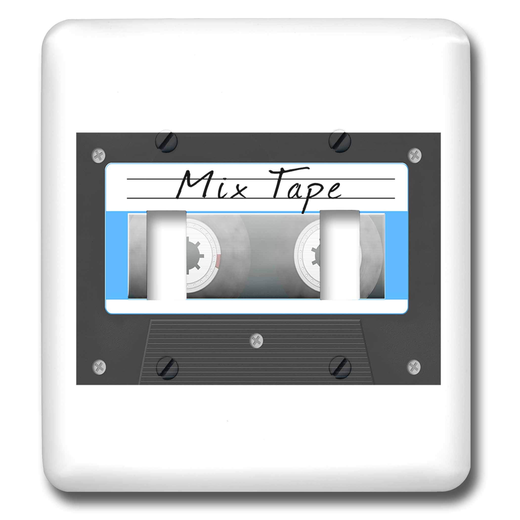 Cinta de casete retro interruptor luz decorativa ochentera 3dRose lsp_299247_2 música