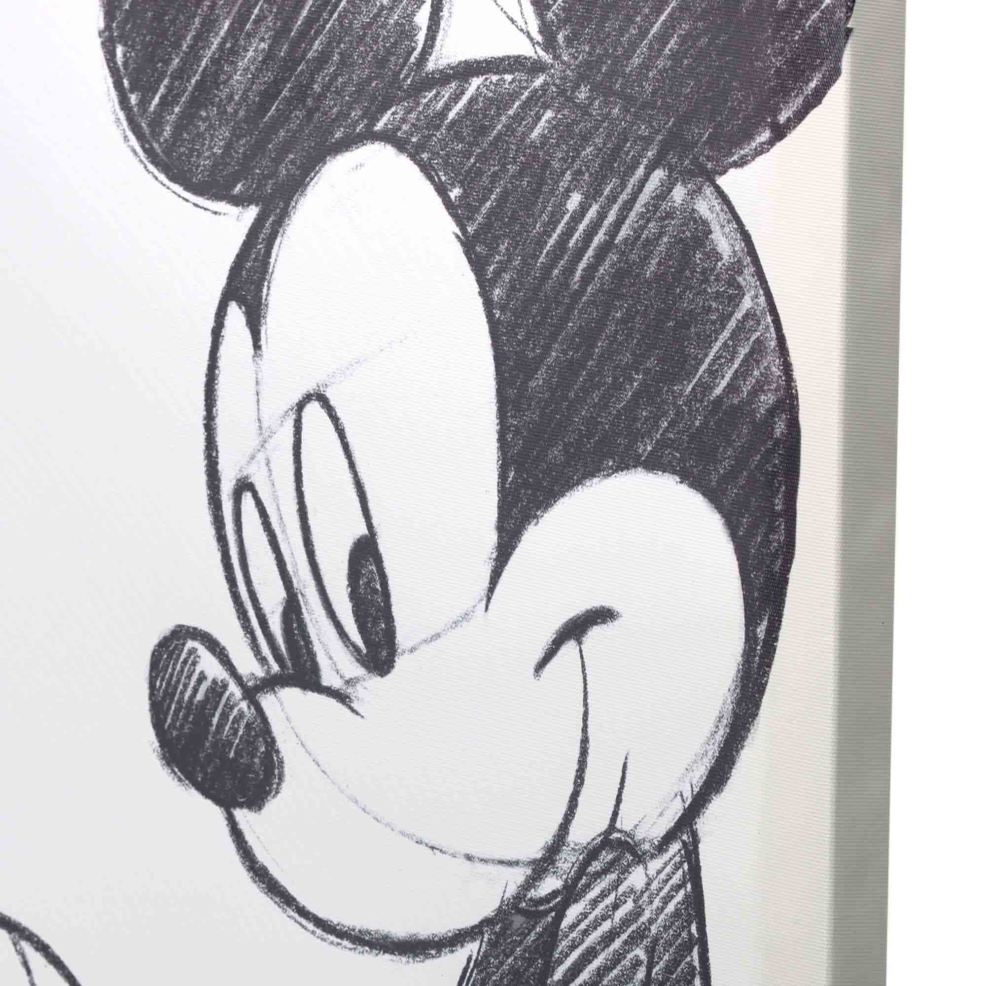 ミッキーマウス モノクロアートA3サイズ ミッキーマウス モノクロアートA3サイズ