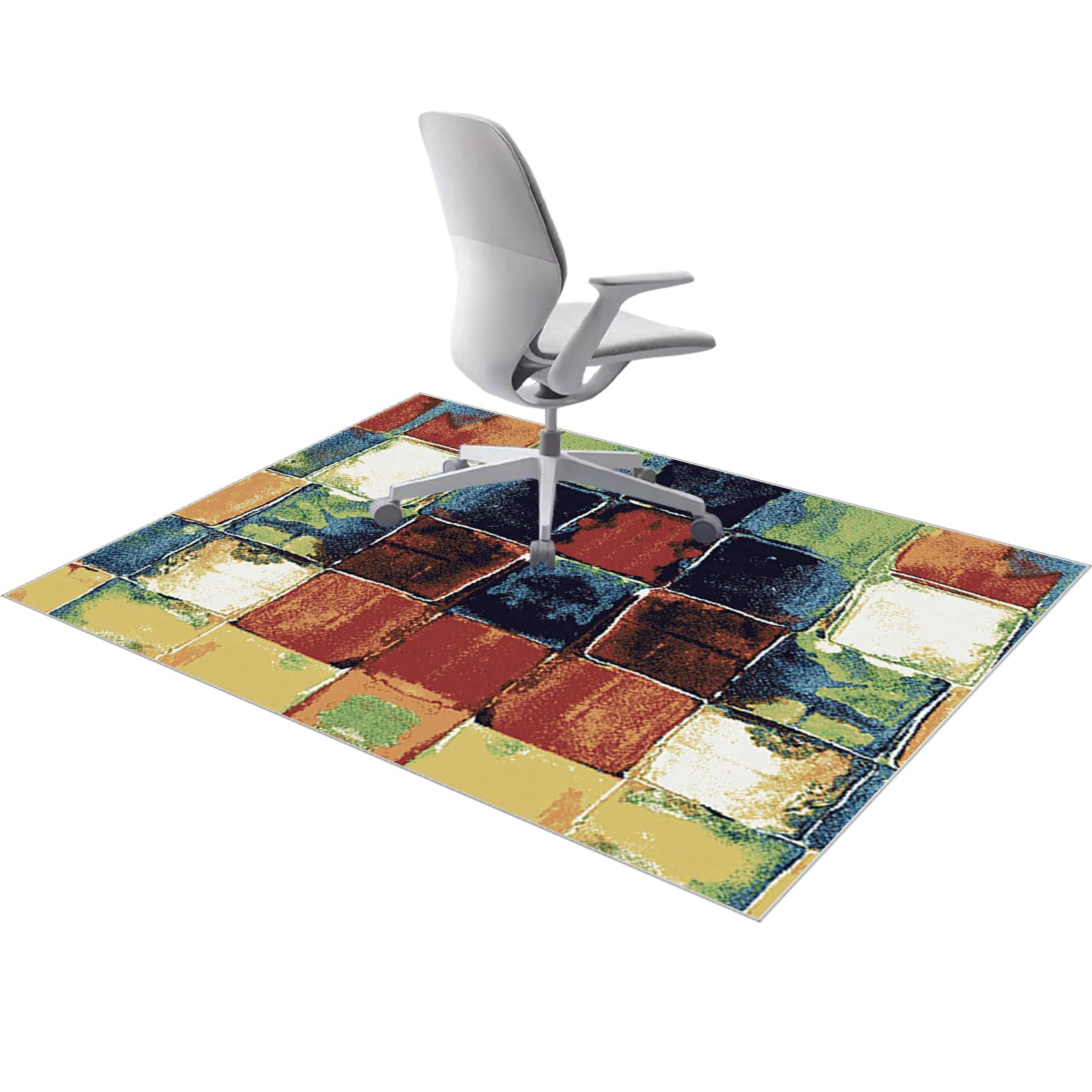 Tehocwiz Office Chair Mat for Hardwood Floor, Floor Protector Mat, Non Slip Floor Mat for Office Gaming Chair, Chair Rolling Mat, Desk Chair Mat for wooden Floors 70 x 100 cm