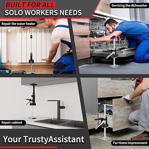 Miniatura 30 de [Actualización] Paquete de 2 gatos de brazo de ahorro de mano de trabajo, elevadores de muebles de acero inoxidable de 15.5 pulgadas con bolso