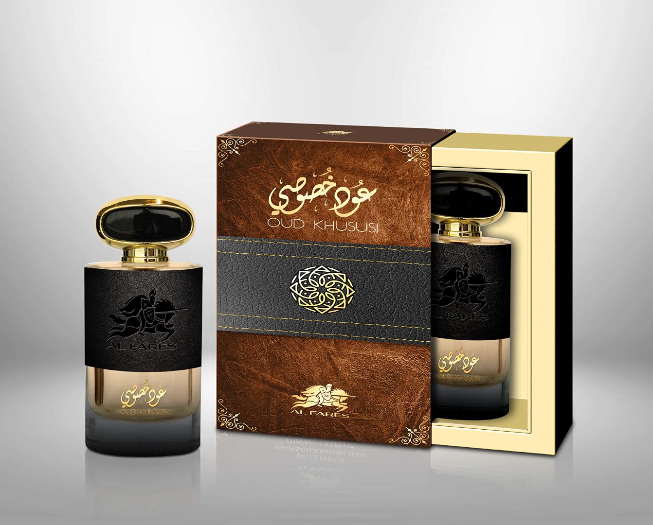 Al Fares Oud Khususi Unisex Eau de Parfum Vaporisateur Natural Spray (80 ML/ 2.7 FL. OZ.)
