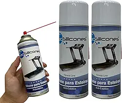 Kit 2 Silicones Lubrificante Esteira Bicicleta Elétrica e Uso Geral JAC 480ml