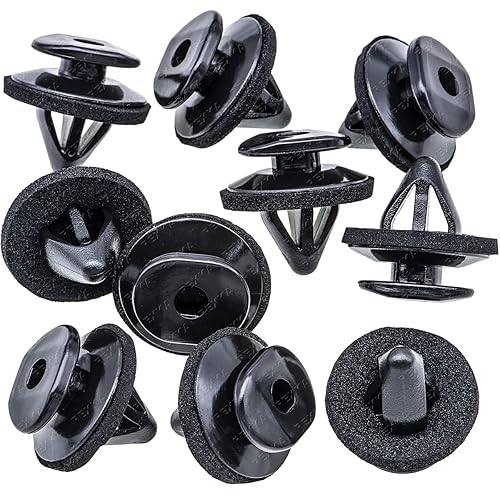 Miniatura 1 de Rexka 10 piezas de guardabarros, balancines, guarniciones, retenedores con sellador para Subaru 909130088 909130109 Ascent Forester Impreza Legacy