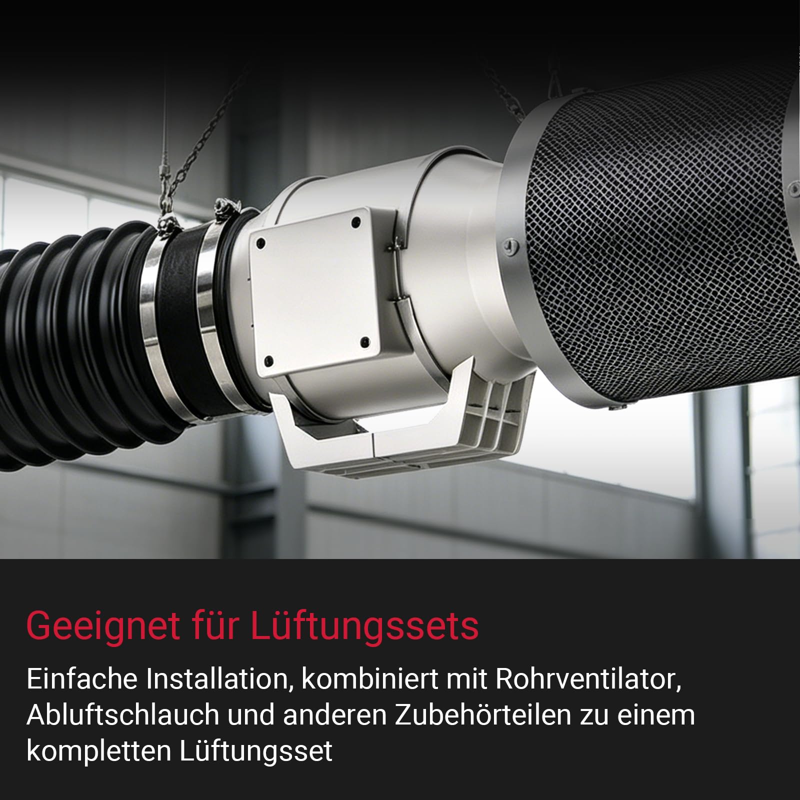 Aktivkohlefilter 100mm×100mm Mit Hochwertiger Aktivkohle Geruchsneutralisation, Luftreiniger für Rohrventilator 100mm, Growzelt, Hydrokulturen