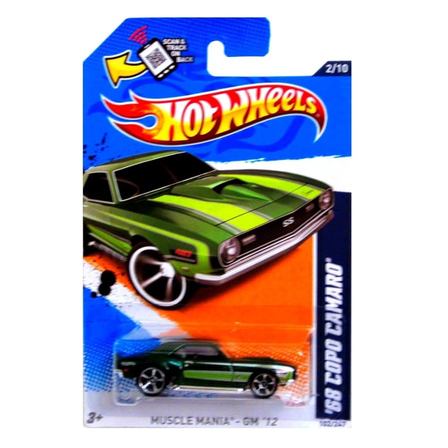ミニカー HotWheels '68 COPO CAMARO Amazon.com: Hot Wheels '68 Copo Camaro, HW Workshop 211/250
