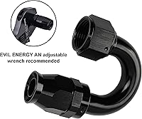 Vista 38 de EVIL ENERGY 6AN PTFE Manguera de extremo recto en color negro para manguera PTFE únicamente