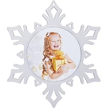 Snapins Snowflake Photo Ornaments - Pack of 24