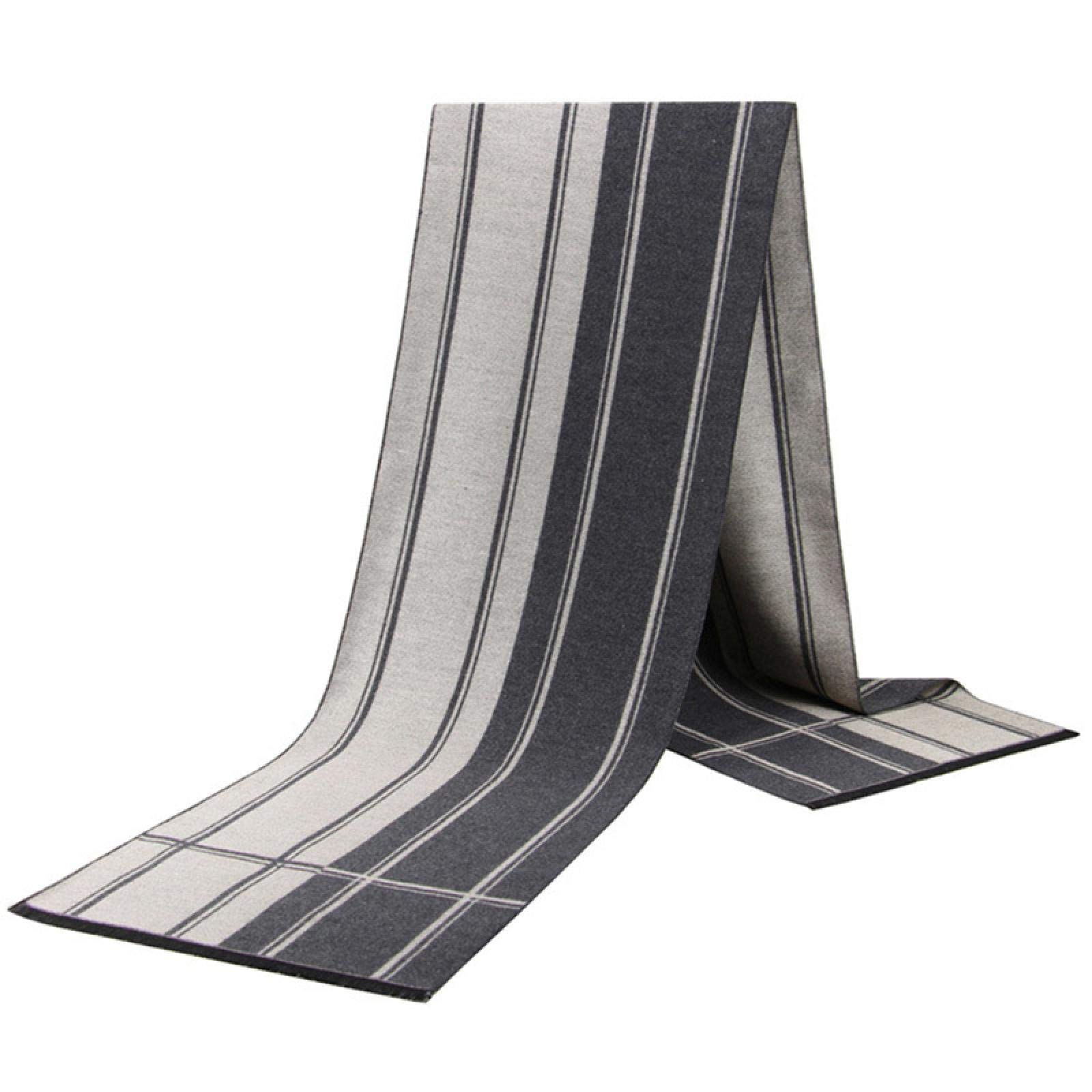 Bufanda de invierno a cuadros para hombre, resistente al viento y cálida, de algodón, suave, casual, bufanda de negocios para hombre, talla 26, 564