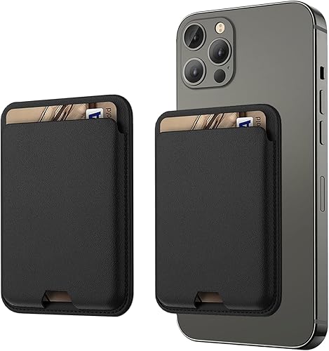 Miniatura 10 de Cartera magnética compatible con MagSafe para iPhone 17 16 15 14 13 12 Pro Max Air Plus modelo, Mag 3 seguro tarjetero adhesivo accesorios