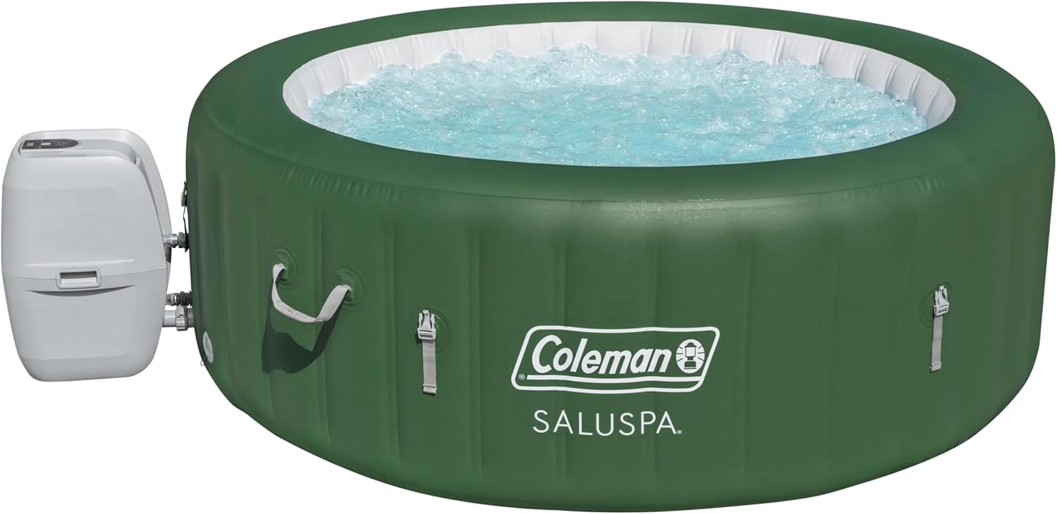 Coleman Palm Springs EnergySense AirJet Inflatable Hot Tub Spa (77