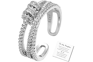 To My Daughter Fidget Ring: Anxiety Relief Jewelry for Daughters