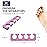 Toe Separators Set - 24 Pieces Premium Pedicure Tool Kit Super Soft & Durable Two Tone ZMOI