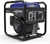 Inverter Generator Quiet Gasoline Generator Engine Generator GH4500i Rated Output 4.0 kVA Open Type Gasoline Generator with 7.5L Large Fuel Tank Sine Wave 50 Hz/60 Hz Low Noise Overload Protection Oil