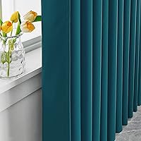 Vista 14 de MAIHER Cortina plisada para oscurecer la habitación, de 108 pulgadas, triple tejido, con aislamiento térmico, ahorro de energía, cortina plisada