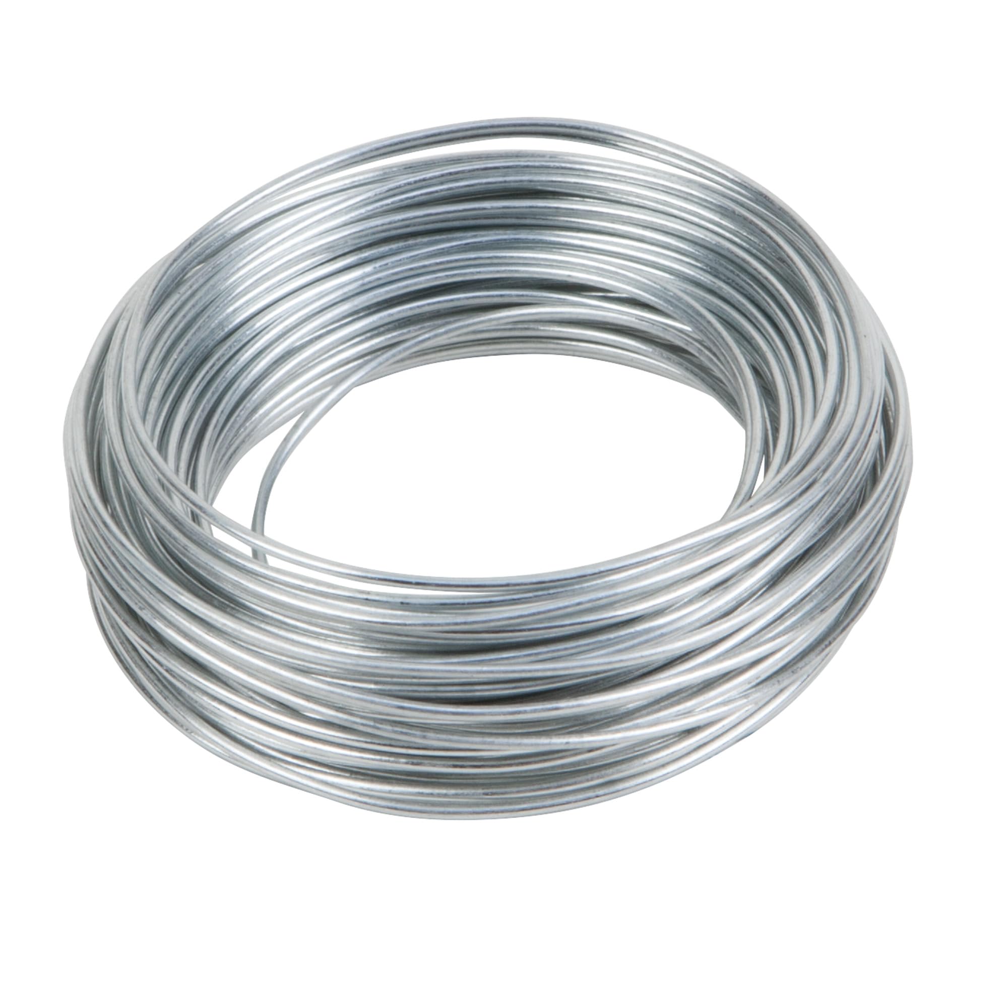 Performance Tool W3313 Soft Bailing Wire – 20-Gauge Zinc Coated, 25 Feet Roll, 40 Lb Capacity, For Binding & Securing