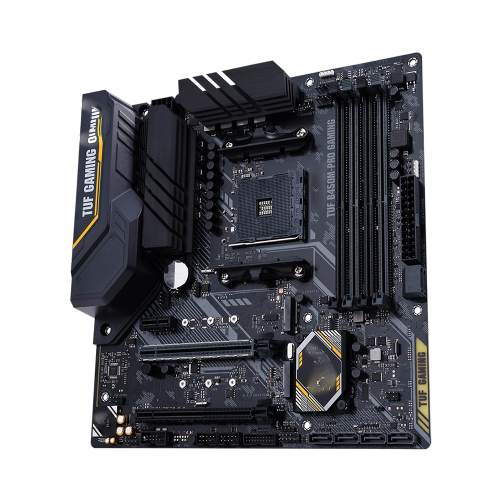 Scheda madre Scheda madre Fit For ASUS TUF B450M-PRO GAMING B450 mATX Gaming con illuminazione LED RGB Aura Sync, supporto DDR4 4400MHz, doppio M.2 USB3.1