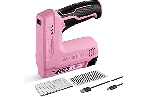 WORKPRO Cordless Nail and Staple Gun for DIY Mastery