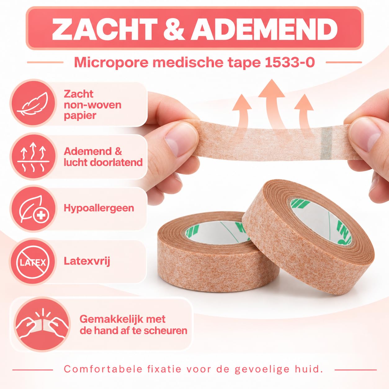 Medical Tape - 3 Micropore Rolls -5
