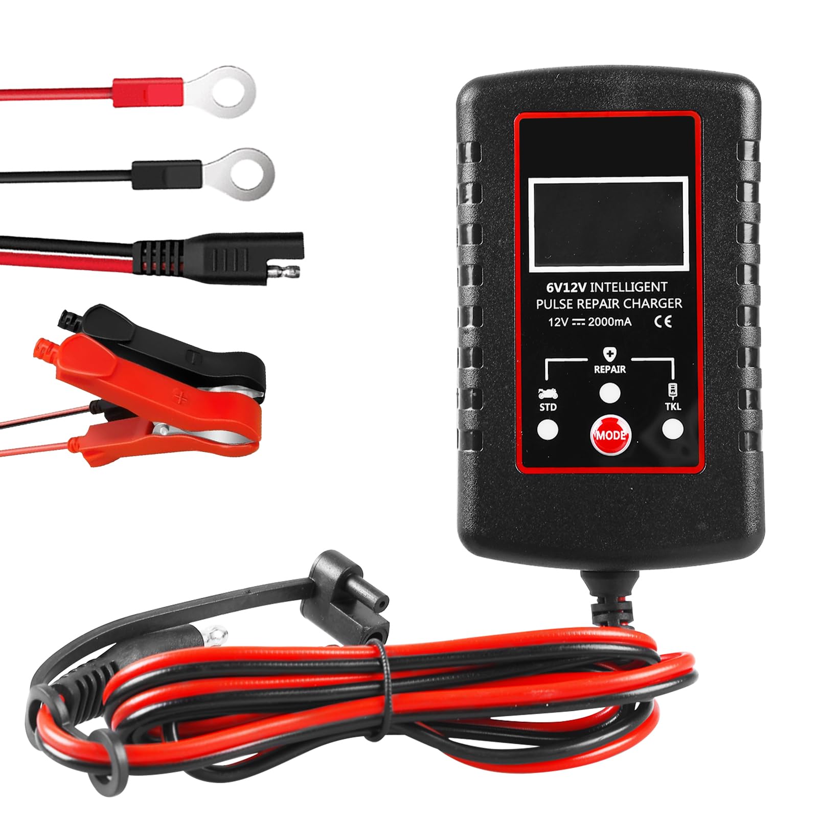 Chargeur Double USB-C Intelligent Pour Piles 18650, 21700, 26650, AA Et Plus - Écran LCD, Sécurité Intégrée - Compact Et Portable