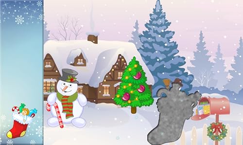 Quebra cabeças de Natal para bebés e crianças: descubra o Papai Noel! Puzzles educacionais GRATIS