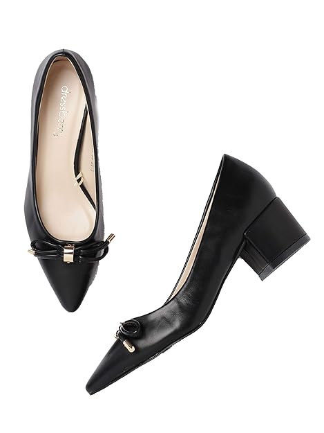 Womens black pumps uk Clearance