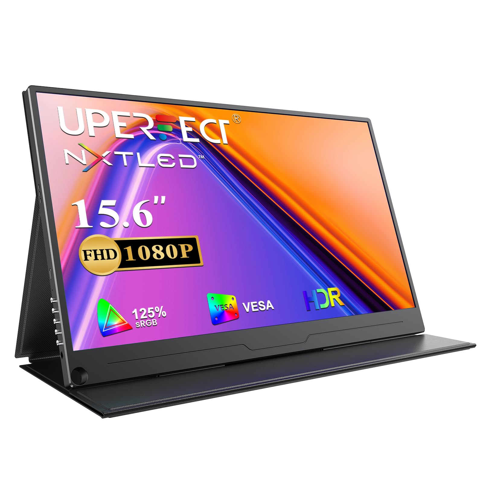 UPERFECT 15,6 Pulgadas NxtLED Monitor Portátil, FHD 1080P 500 Nits 2000:1