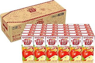 野菜生活 カゴメ 野菜生活100 アップルサラダ 200ml紙パック×30本(毎日1本30日分 砂糖不使用 ビタミンC)【Amazon.co.jp限定】