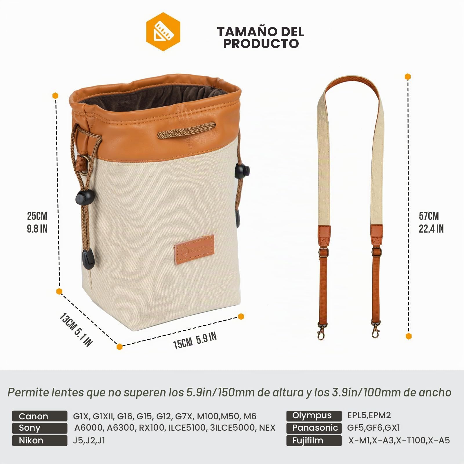 TARION - Bolso fotográfico SLR/DSLR/Espejo para cámaras réflex y Accesorios