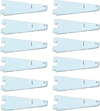 RAB Shelf Brackets MS (Iron) Fix Plate (Code:- Sky SELF BKT, Size:- 11", Color- Ivory, Pack of 12 PCS)
