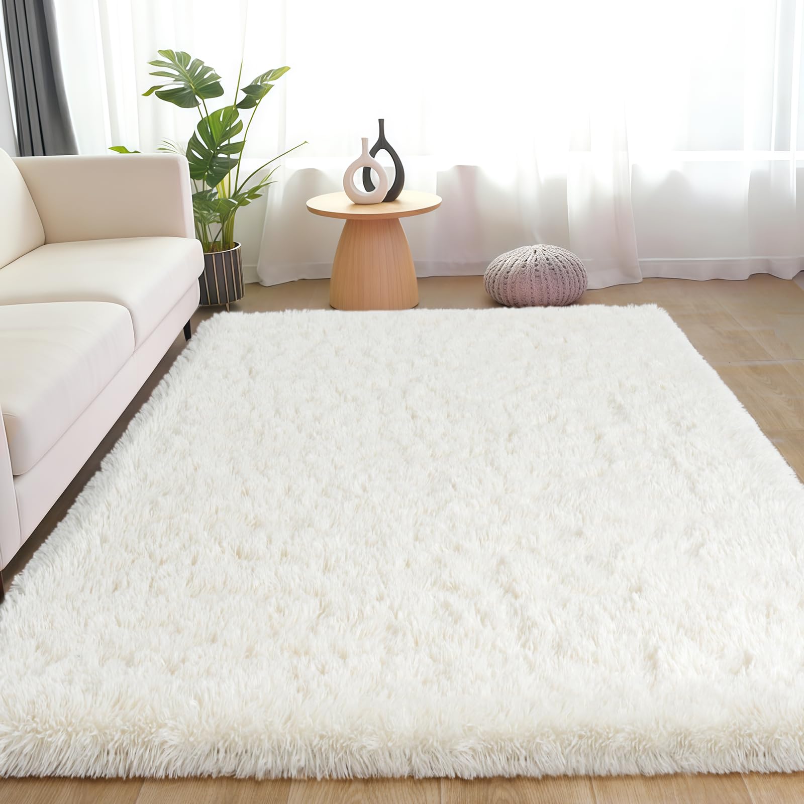 Rug for Living Room Bedroom 5x7 Area Rugs for Living Room Ultra Soft Modern Shaggy Carpets Fuzzy Rug