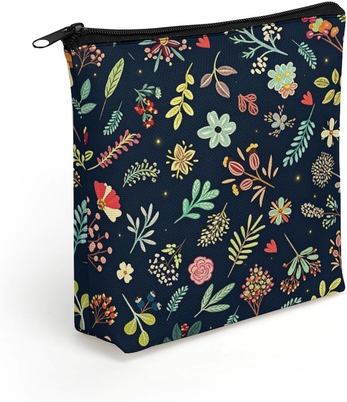 Wildflower Herbs Makeup Bag Cosmetic Pouch Toiletry Bag